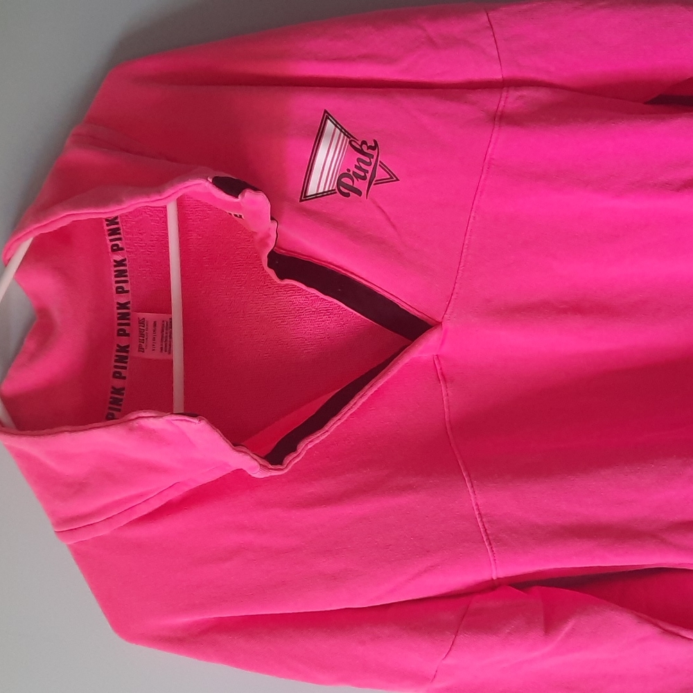 Pink victoria's secret sweatshirt.